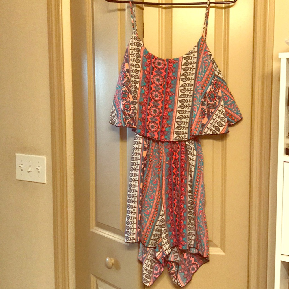 Romper-Multi-Colored-Charlotte Russe
